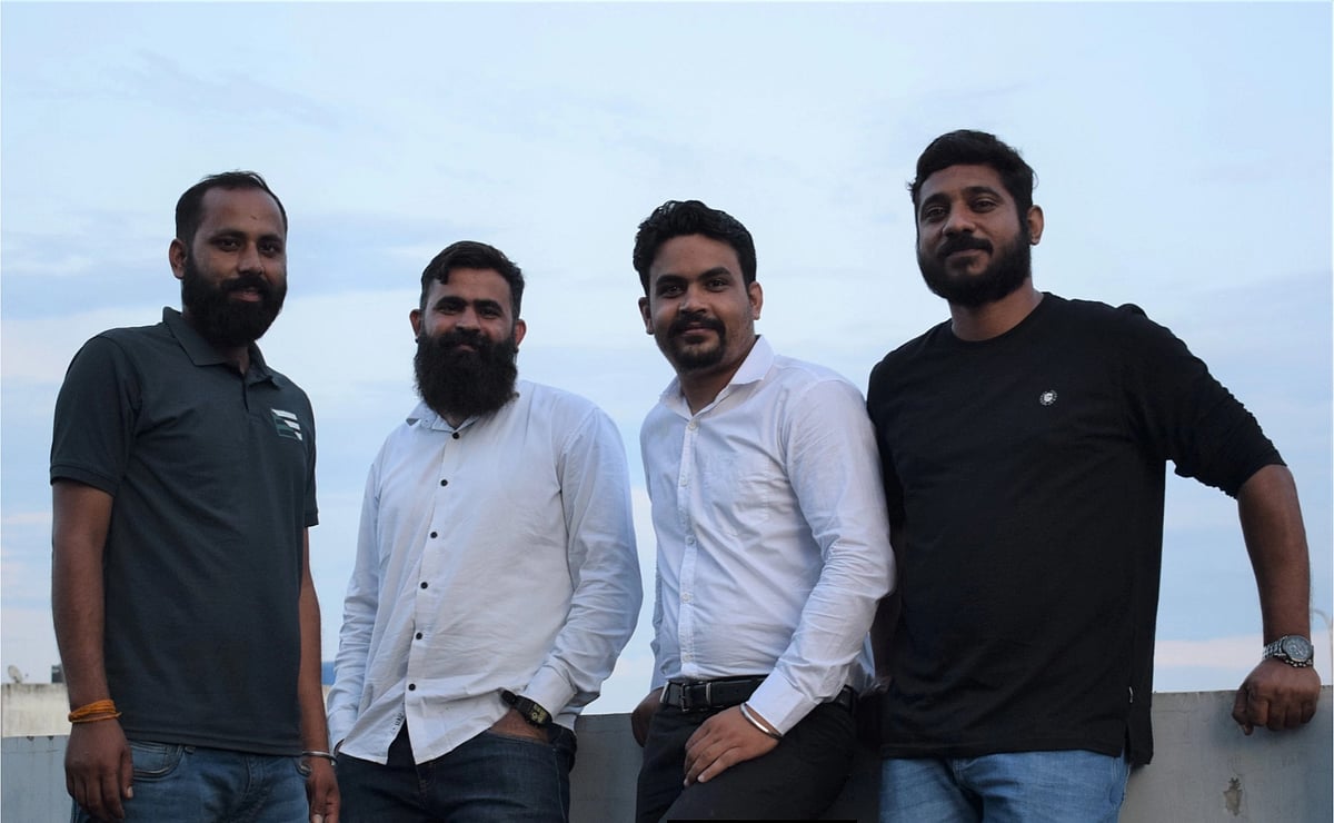 Left to right: Chandrakant Swami, Anngraj Swami, Ajaay Buri and Manoj Sabu