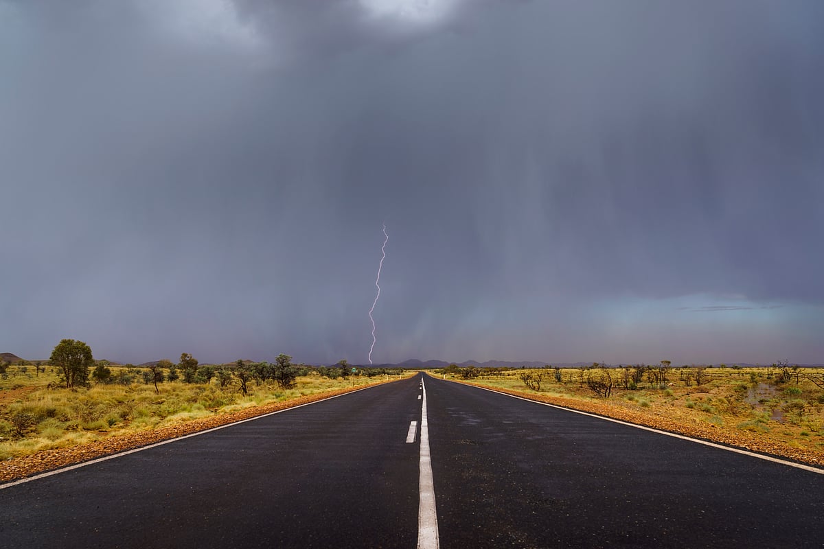 A highway in Marble Bar