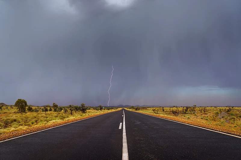 A highway in Marble Bar