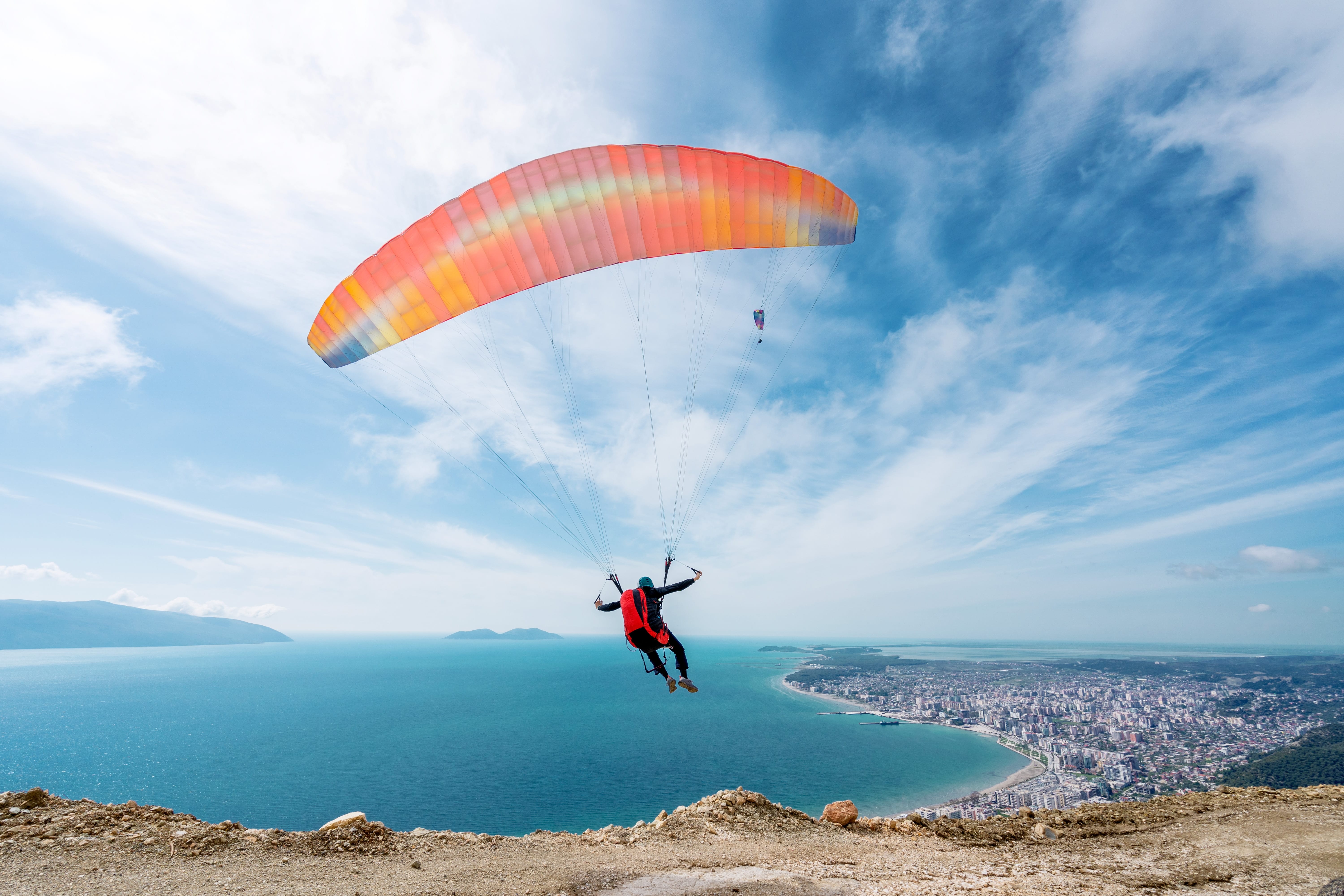A paraglider