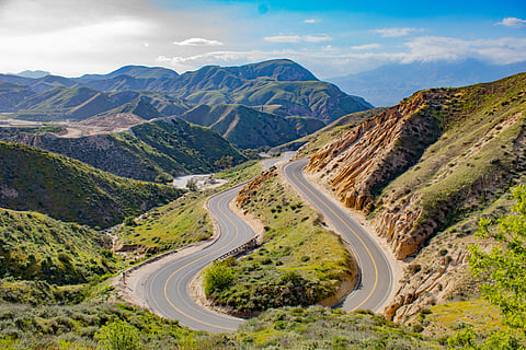 Grimes Canyon Road in Ventura County