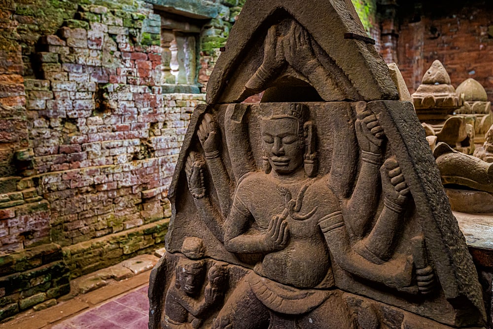 Ruins of temples at My Son Sanctuary in Hoi An