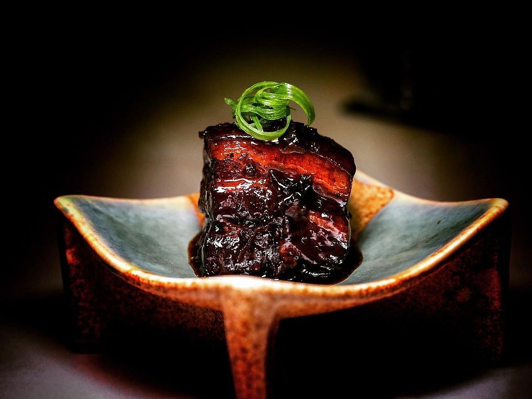 Moo Hong is a sticky prok dish 