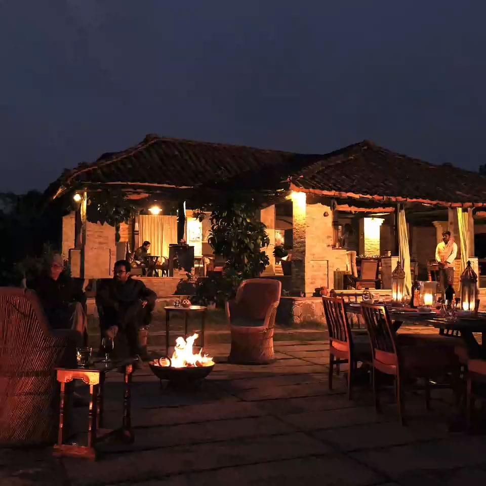 The place uses local produce and building materials and engages with local communities