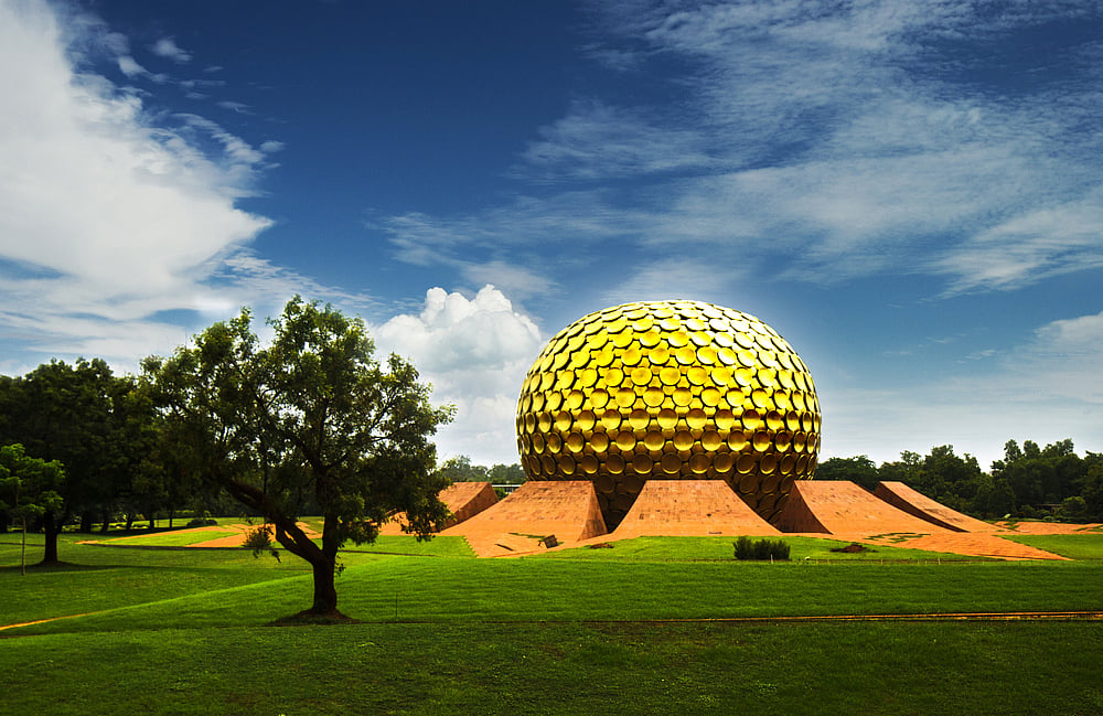 The Matrimandir in Auroville