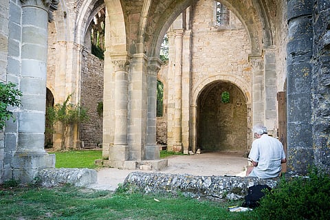 The ancient abbey
