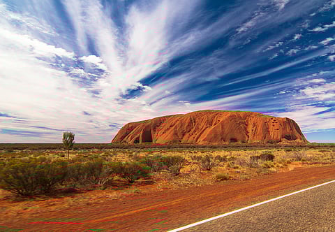 Road in Uluru, Australia