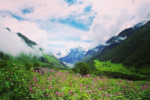 The path to Japfu Peak