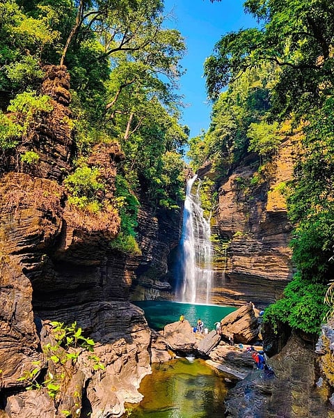 There are several beautiful waterfalls in the sanctuary