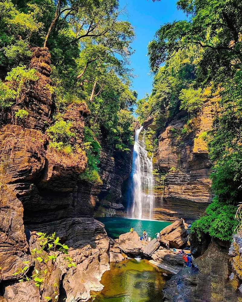 There are several beautiful waterfalls in the sanctuary