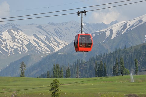 Cable car in Gulmarg