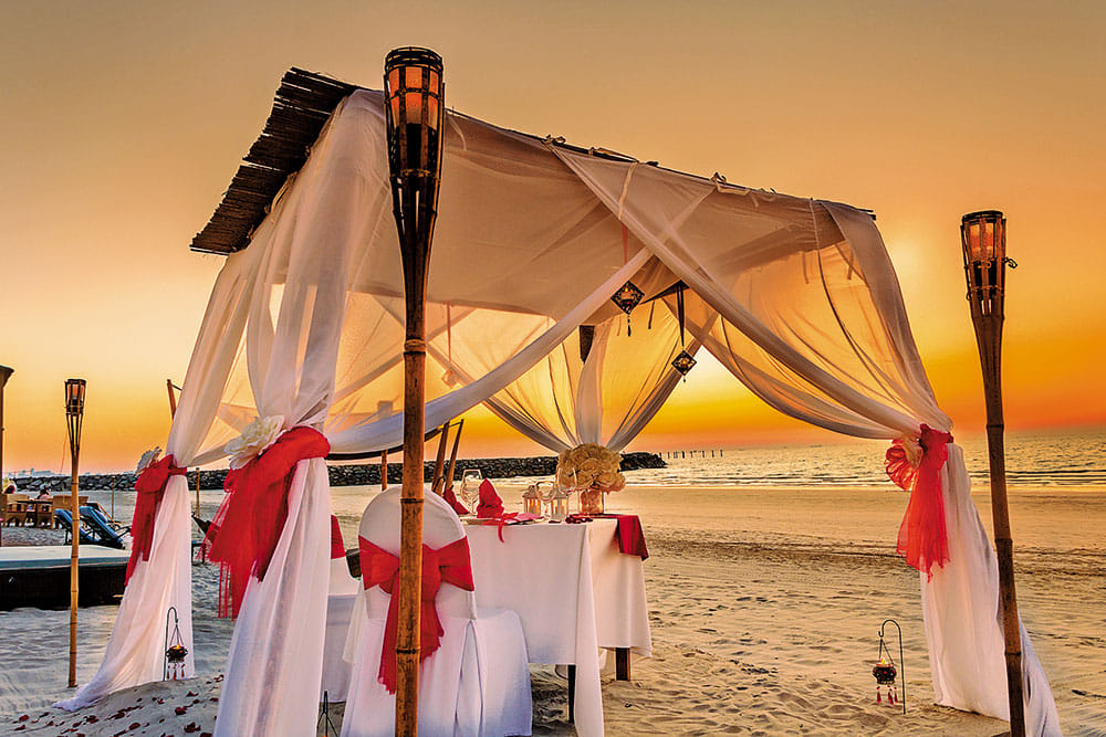 Fairmont Ajman boasts a 200-yard stretch of sandy beach