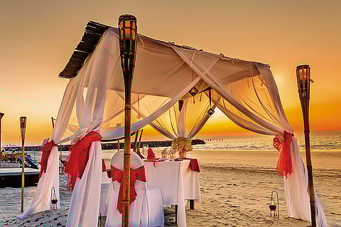 Fairmont Ajman boasts a 200-yard stretch of sandy beach