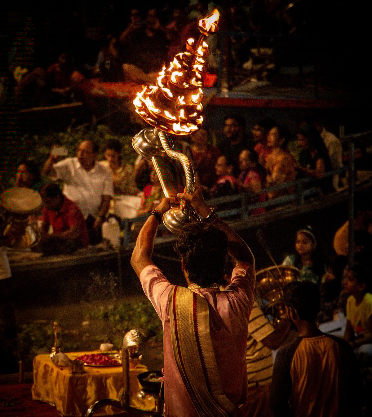 Local rituals at Ganga ghat