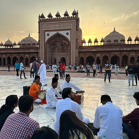 A qawwali evening at Agra Fort