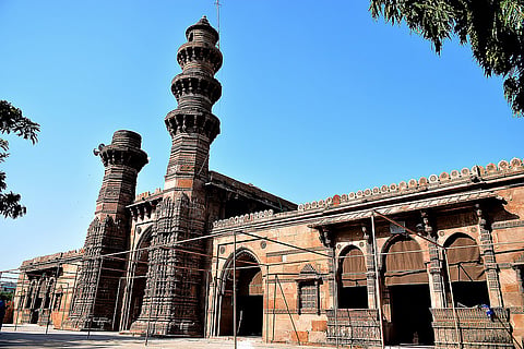 The Sidi Bashir Mosque in Ahmedabad