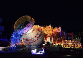 The intricate design of pandals make Kolkata look like an open-air art gallery 
