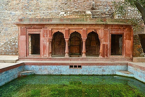 Jharna pavillion near Hauz-i-Shamsi