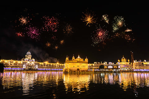 Gurudwaras are lit up for the celebration of Bandi Chhor Divas