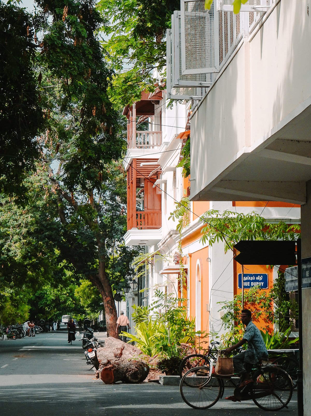A lane in Puducherry