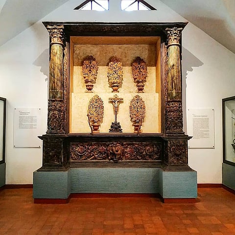 Exhibits inside the museum