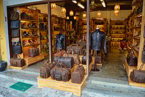 Store In Hoi An Selling Leather