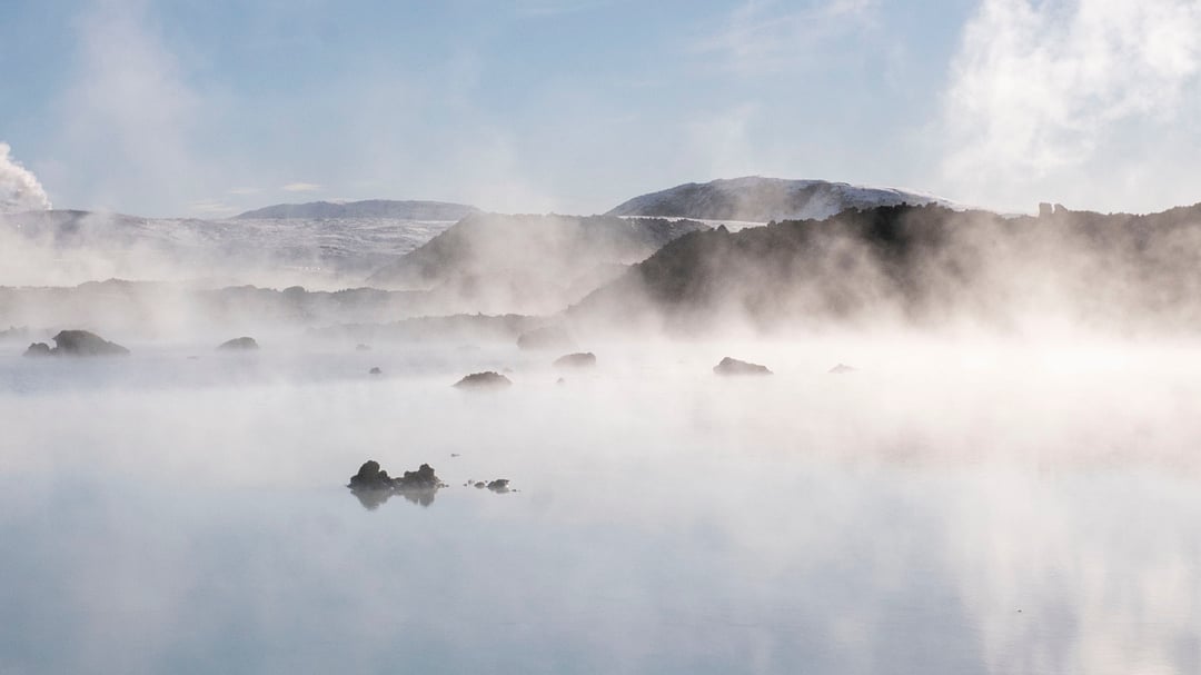 Hot springs are common in Iceland