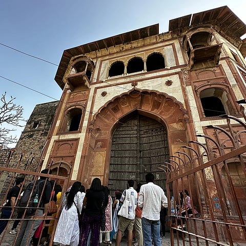 The gate to Zafar Mahal