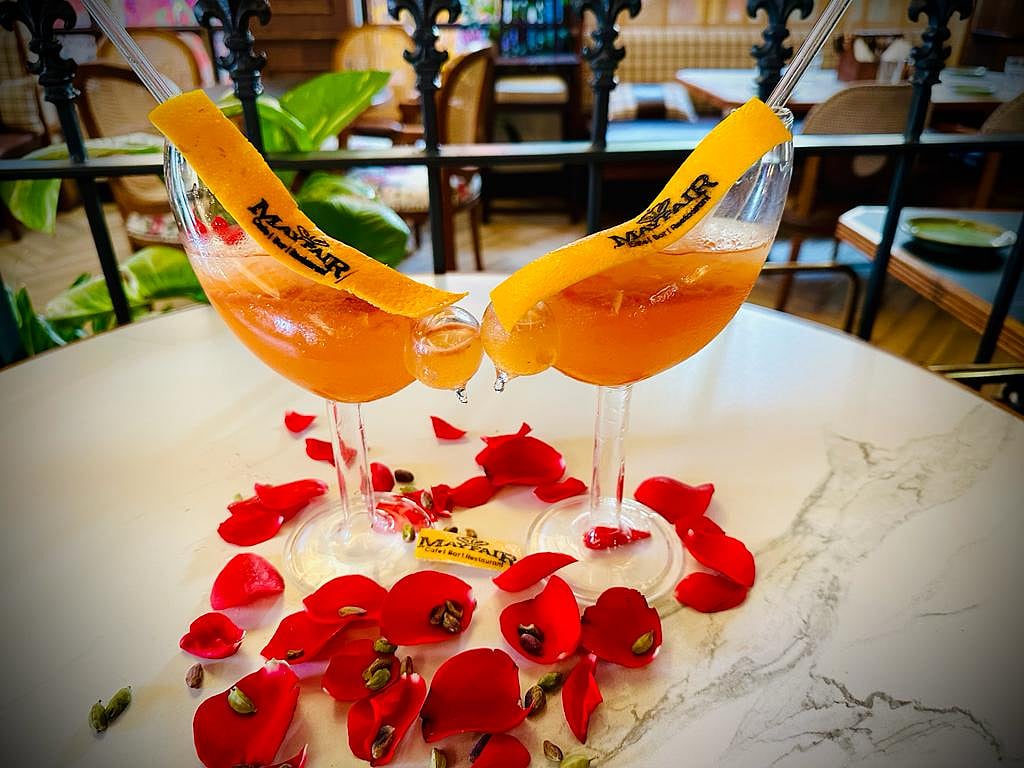 A blast of orange