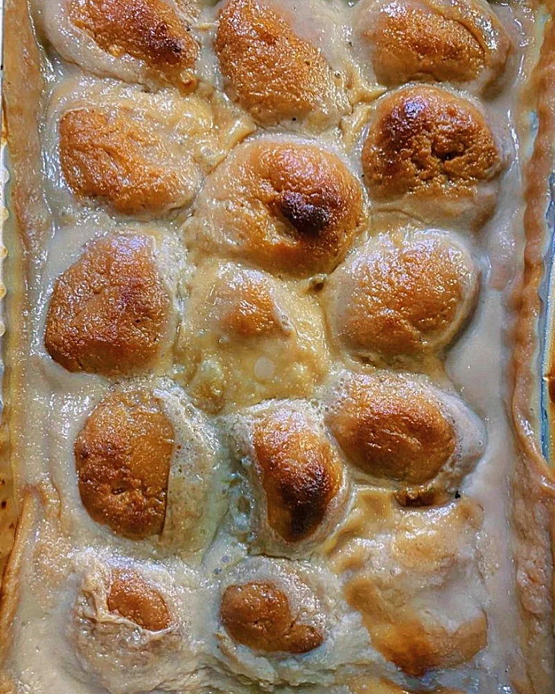 baked rosogulla