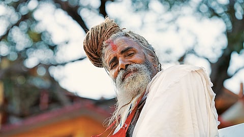 A sadhu at Ram Ghat