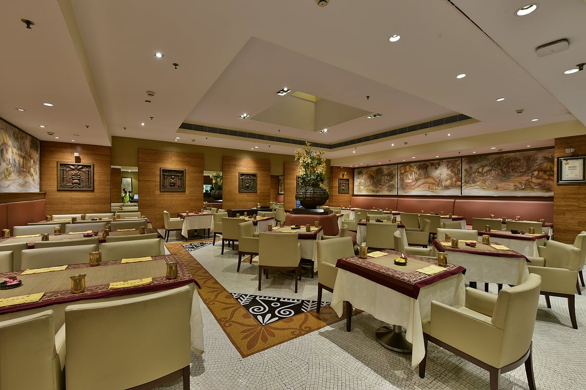 Inside view of Aaheli Restaurant