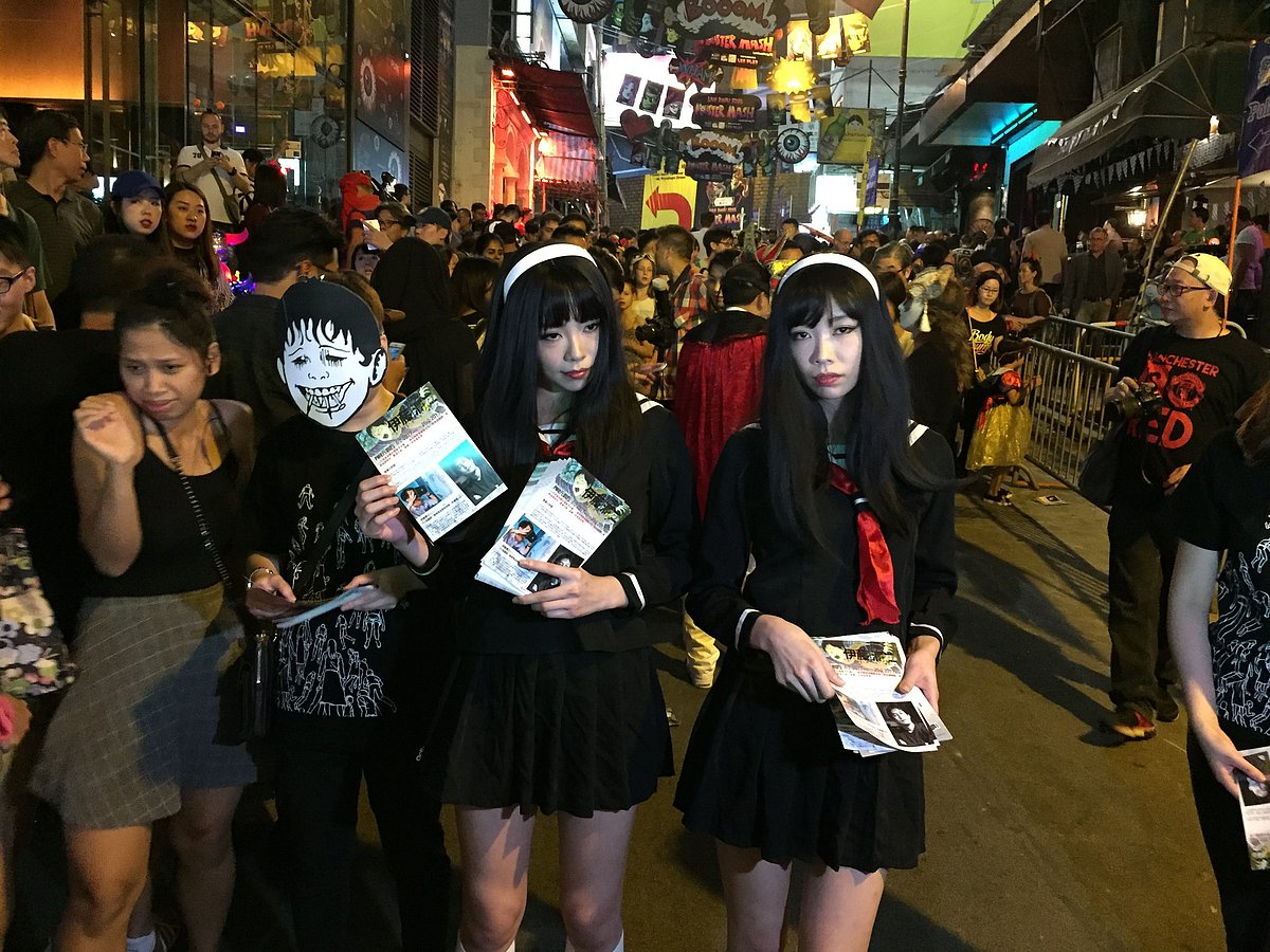 Halloween celebration in Hong Kong