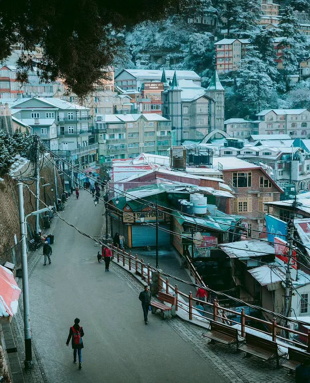 Shimla during winter