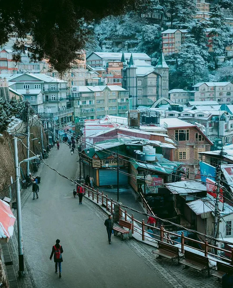 Shimla during winter