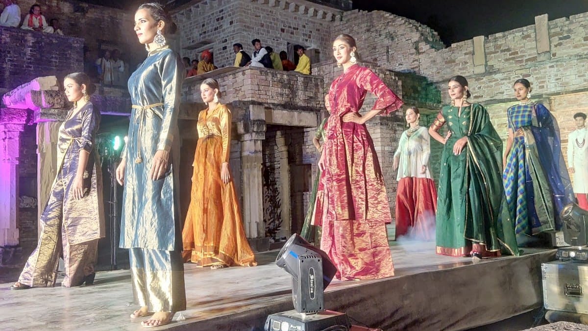 Fashion show at Chanderi Festival
