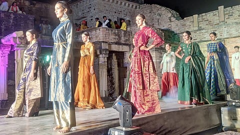 Fashion show at Chanderi Festival