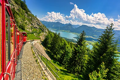 Shutterstock : Schafbergbahn mountain train