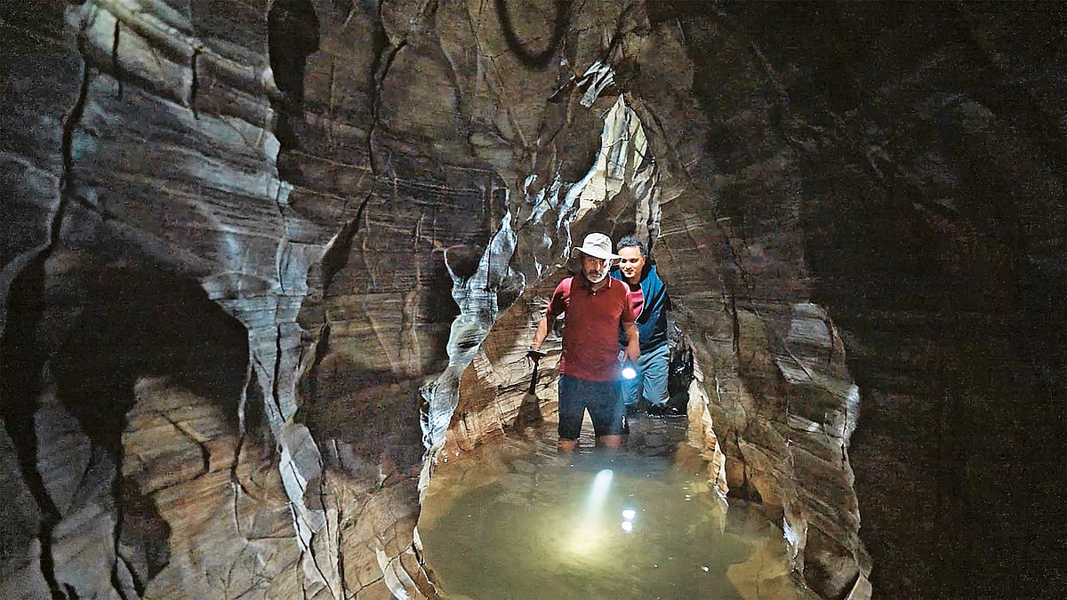 Amish and Ritesh at Gupt Godavari