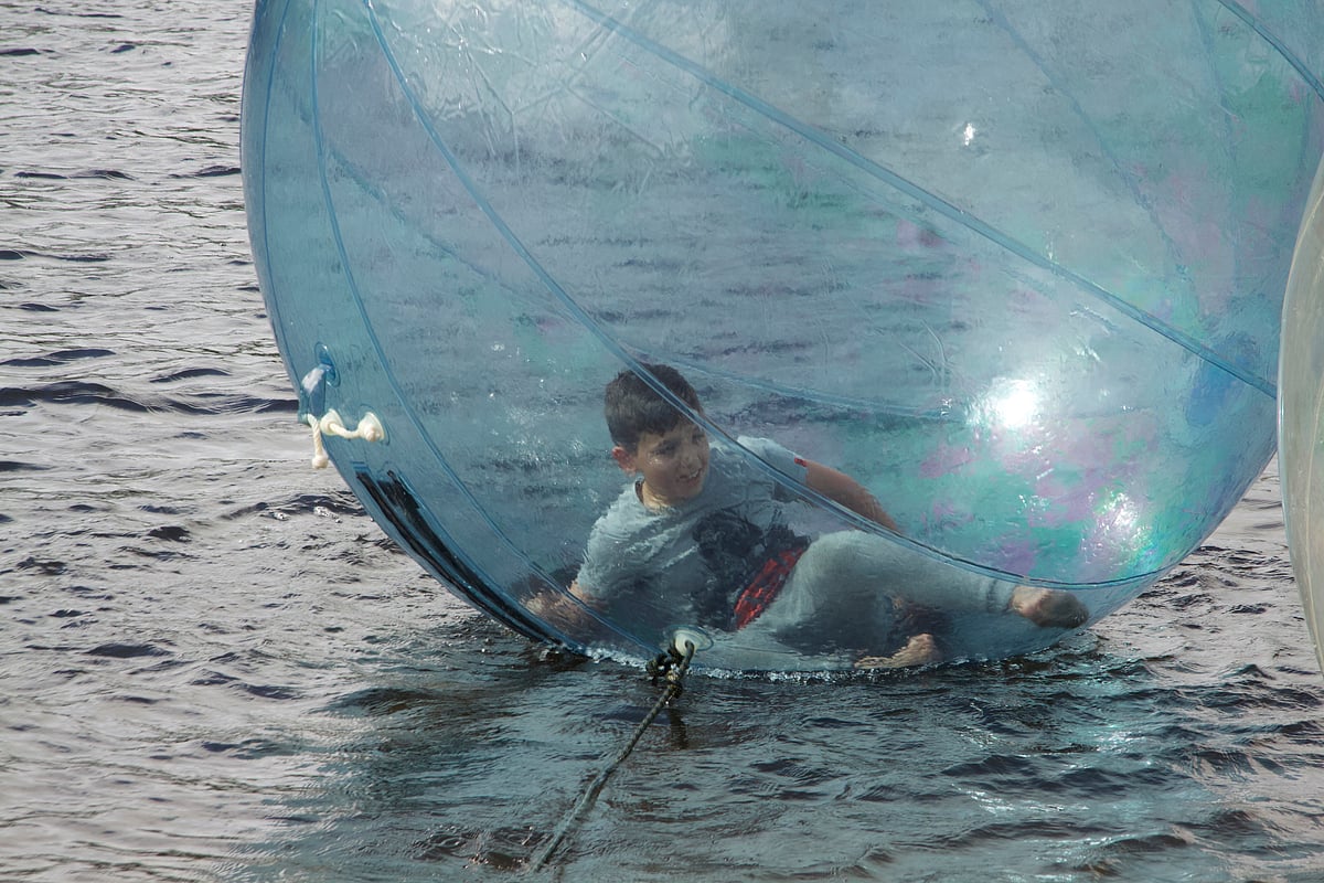 Zorbing, For representation purposes only