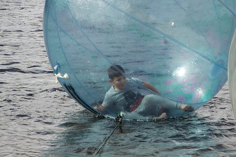 Zorbing, For representation purposes only