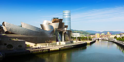 Bilbao is a picturesque port city in Spain