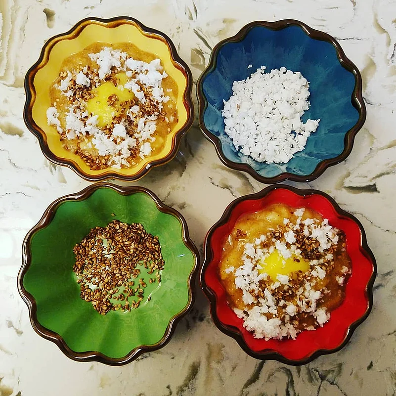 Thambuttu is an essential feature of the Puthari festival