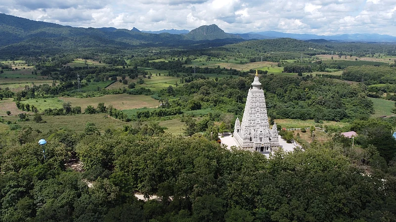The Mahabodhi Temple in Bodh Gaya