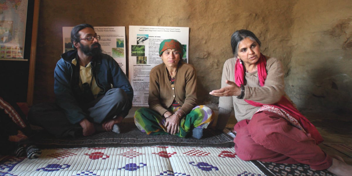 Malika at her homestay