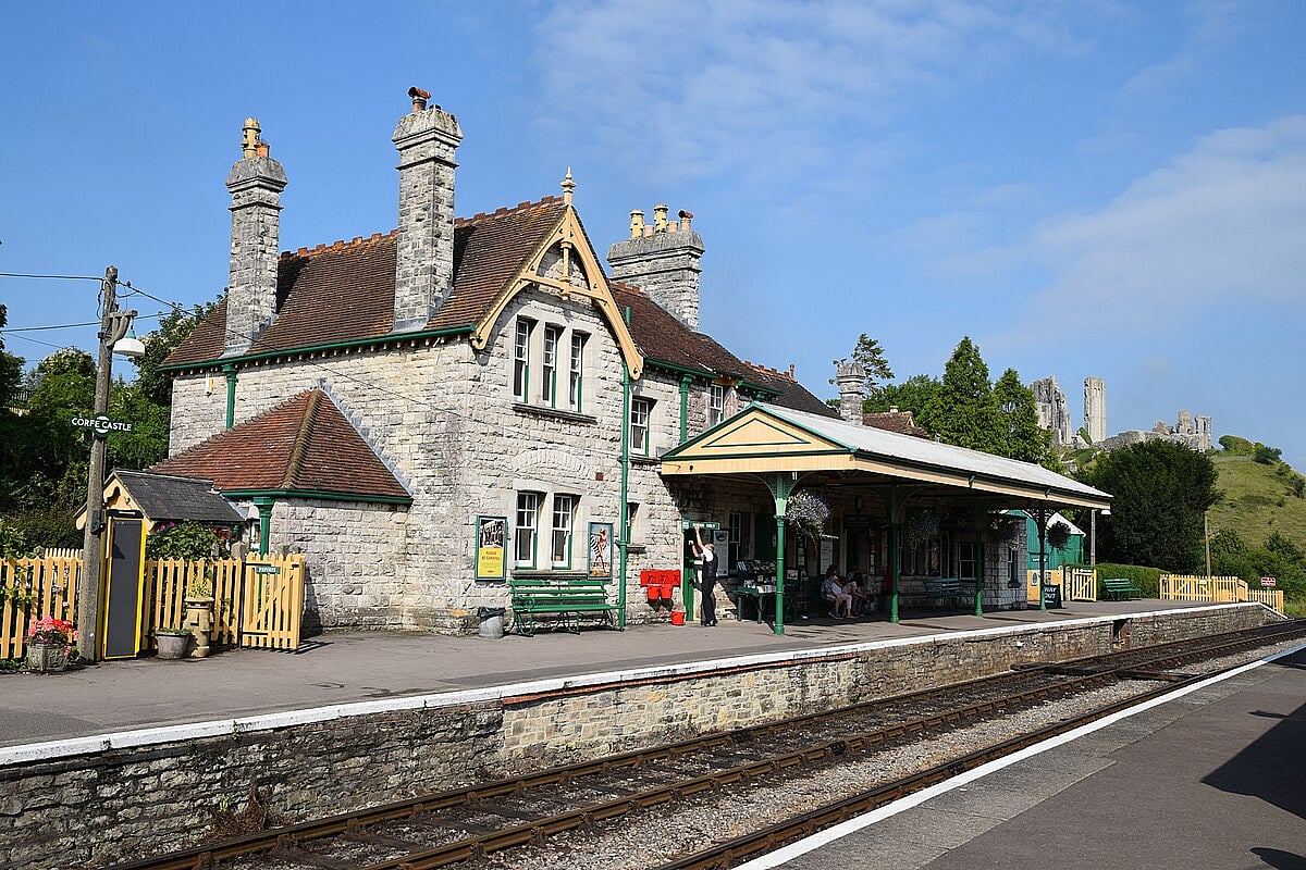 Corfe Castle station, Swanage Railway, Dorset