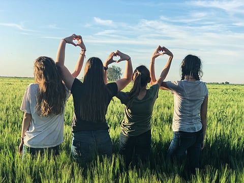 Women on a trip
