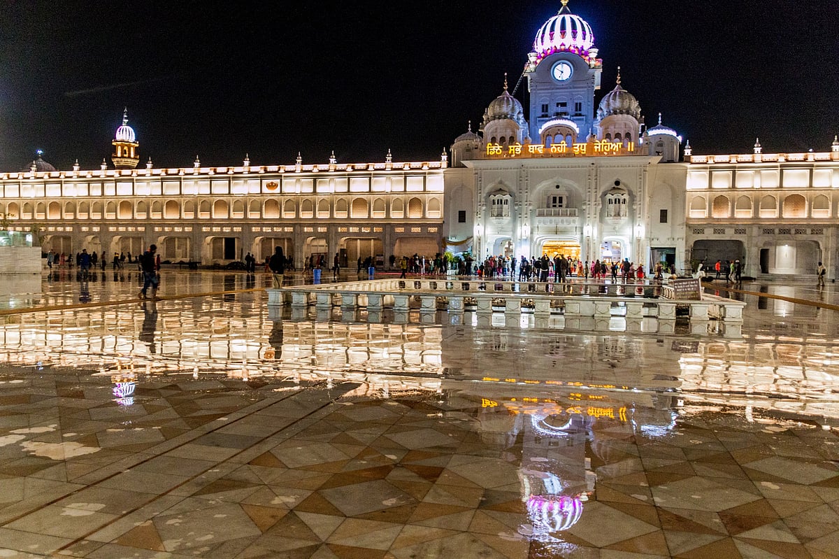 Golden Temple Plaza in front of the Main Entrance to the Golden Temple 