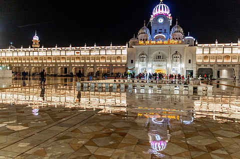 Golden Temple Plaza in front of the Main Entrance to the Golden Temple