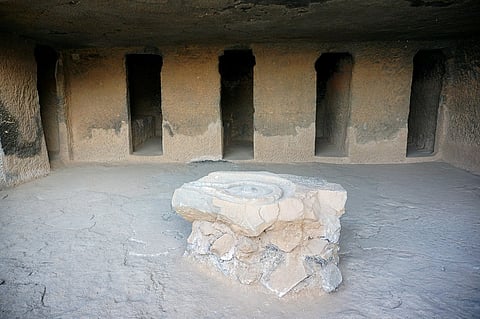 A glimpse of the Bhaja Caves in Lonavala